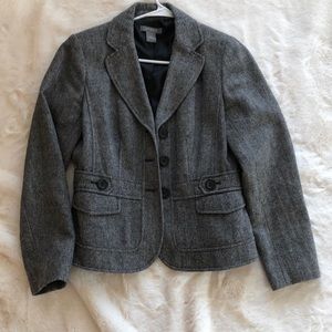 Ann Taylor lined herringbone jacket. Size 4